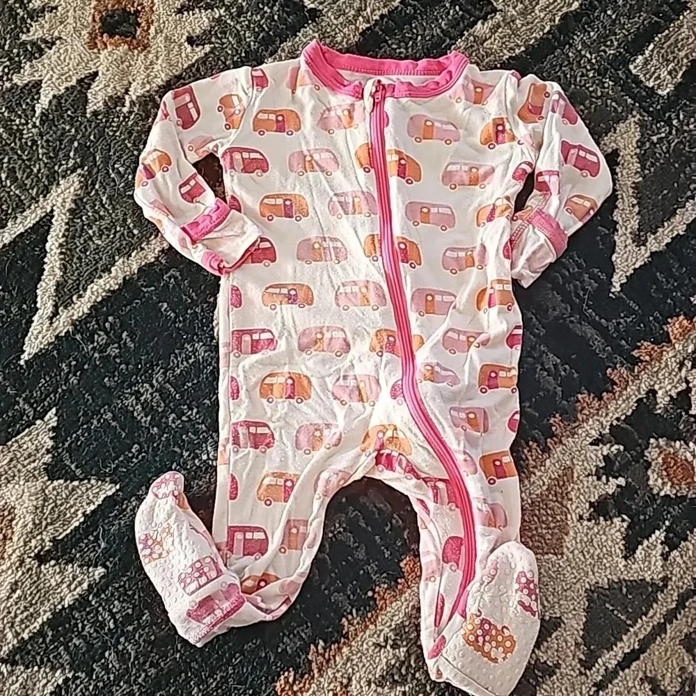 Kickee Pants Bamboo Sleeper Zip Camper Pattern